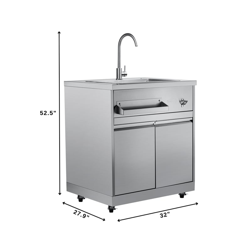 KoolMore Outdoor Kitchen Series Modular Kitchen in Stainless-Steel