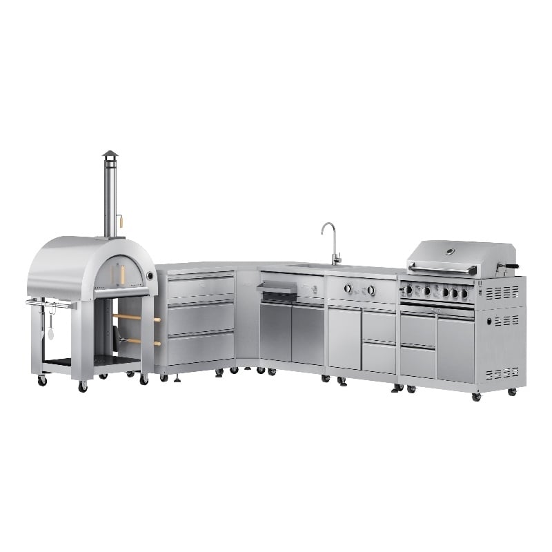 KoolMore Outdoor Kitchen Series Modular Kitchen in Stainless-Steel