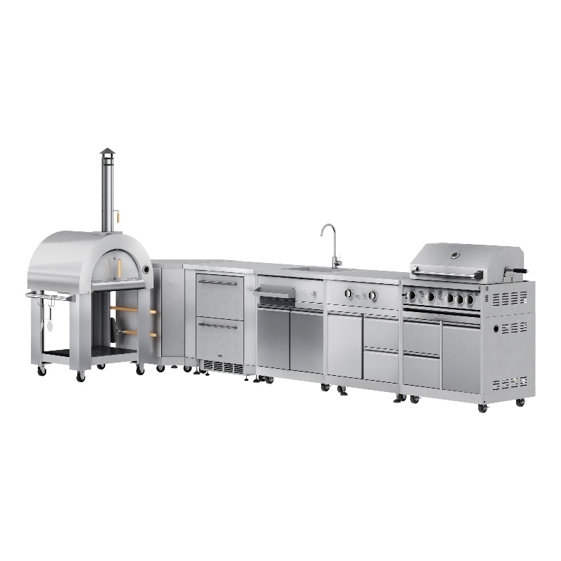 KoolMore Outdoor Kitchen Series Modular Kitchen in Stainless-Steel