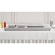 48 In Commercial Warming Shelf in Silver