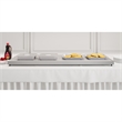 60 In Commercial Warming Shelf in Silver