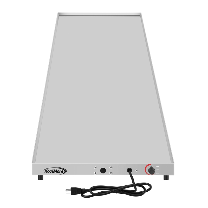 72 In Commercial Warming Shelf in Silver