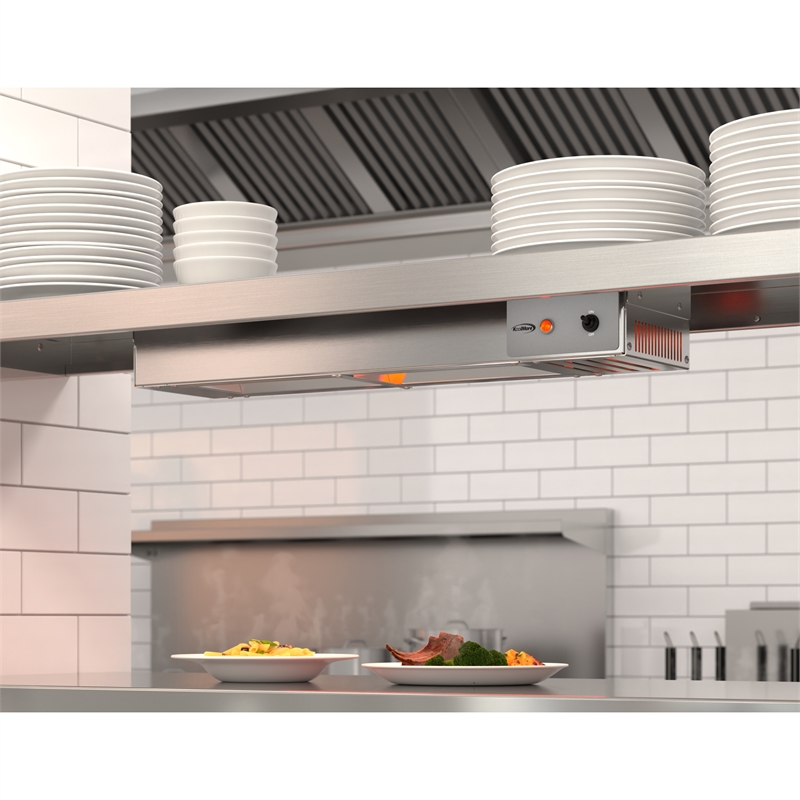 24 in High Wattage Commercial Food Strip Warmer with Toggle Controls and Cord