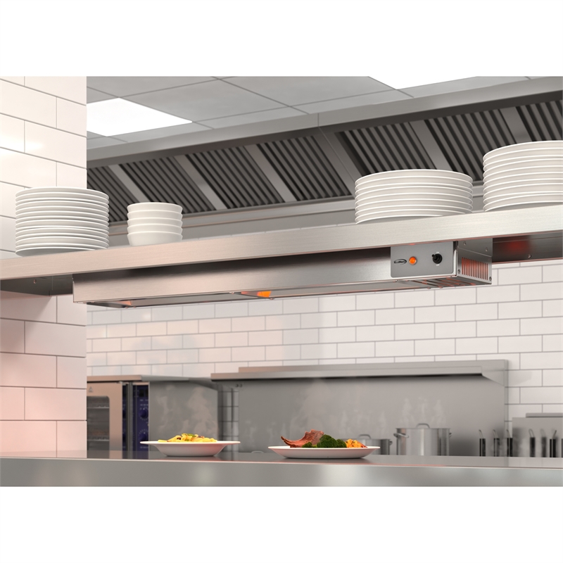 36 in High Wattage Commercial Food Strip Warmer with Toggle Controls and Cord