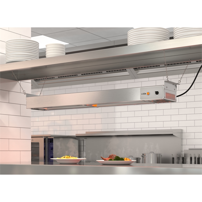 36 in High Wattage Commercial Food Strip Warmer with Toggle Controls and Cord