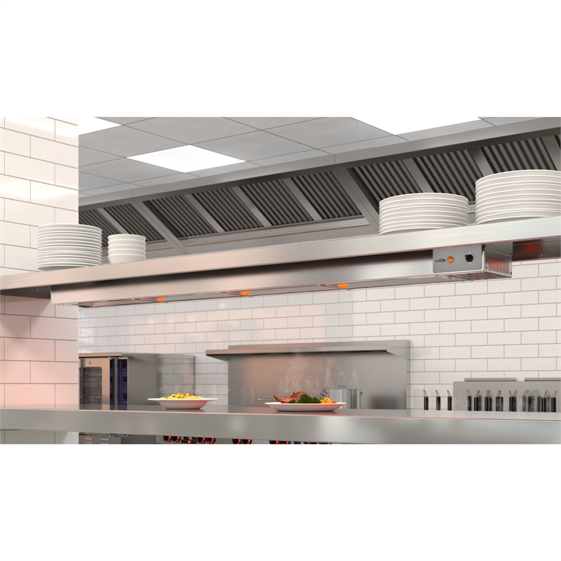 60 in High Wattage Commercial Food Strip Warmer with Toggle Controls and Cord