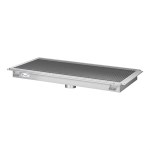 18&quot x 42&quot Stainless Steel Floor Trough Drain 14-Gauge with Subway-Style Grating
