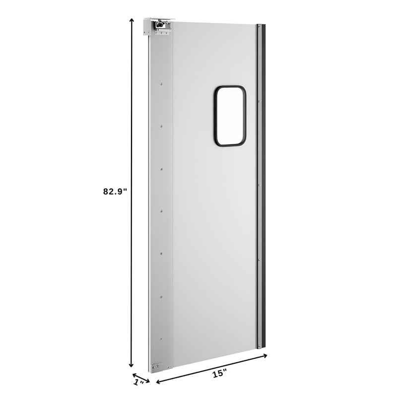 Commercial Single Aluminum Swinging Traffic Door