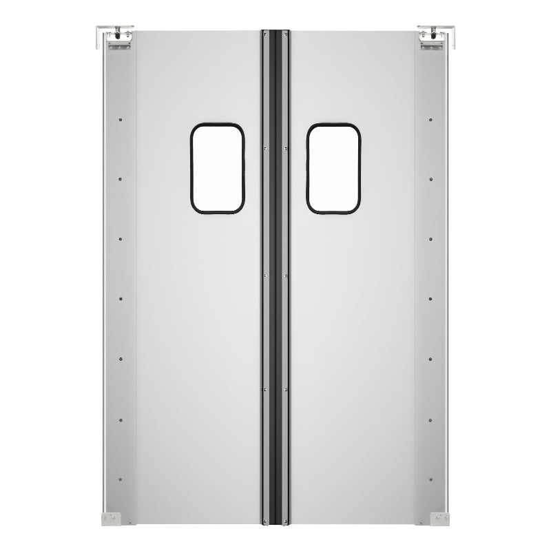 Commercial Double Aluminum Swinging Traffic Door