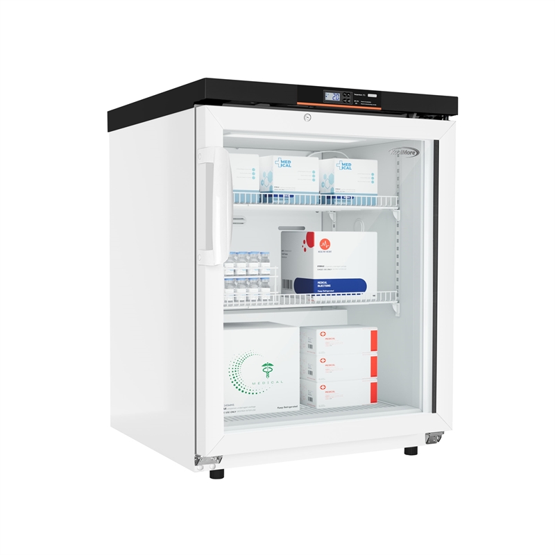 45 cu ft Countertop Medical Pharmacy Refrigerator W/ Emergency Alarms White