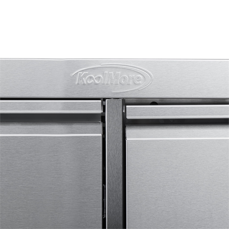 32 in. Outdoor Stainless-Steel Cabinet for Built-in BBQ Grill with 2 Drawers
