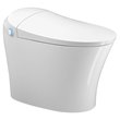 New York Simple Model Plastic Smart Toilet in White