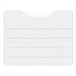 Modern Diatomite Stone Toilet Contour Mat in White
