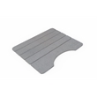 Modern Diatomite Stone Toilet Contour Mat in Gray