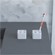 Modern Quick Dry Absorbent Diatomite Stone Bathroom Toothbrush Holder in White