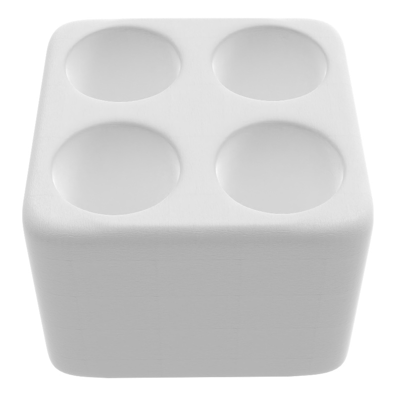 Modern Quick Dry Absorbent Diatomite Stone Bathroom Toothbrush Holder in White