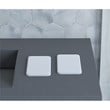 Modern Quick Dry Absorbent Bathroom Diatomite Stone Soap Dish in White