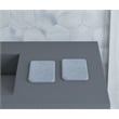 Modern Quick Dry Absorbent Bathroom Diatomite Stone Soap Dish in Gray