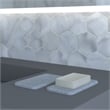 Modern Quick Dry Absorbent Bathroom Diatomite Stone Soap Dish in Gray