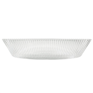 Charlie 18&quot Glass Rectangular Bathroom Vessel Sink in Clear