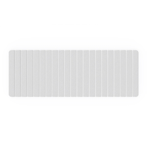 Modern 58x21&quot Diatomite Stone Extra Large Bathroom Mat in Natural White