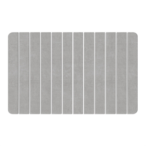 34x21&quot Modern Diatomite Stone Large Kitchen Mat in Gray