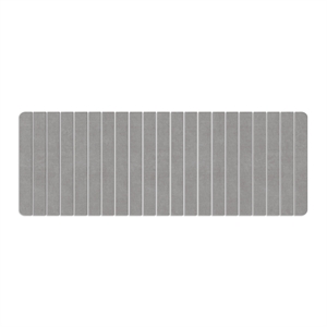 58x21&quot Modern Diatomite Stone Extra Large Kitchen Mat in Gray