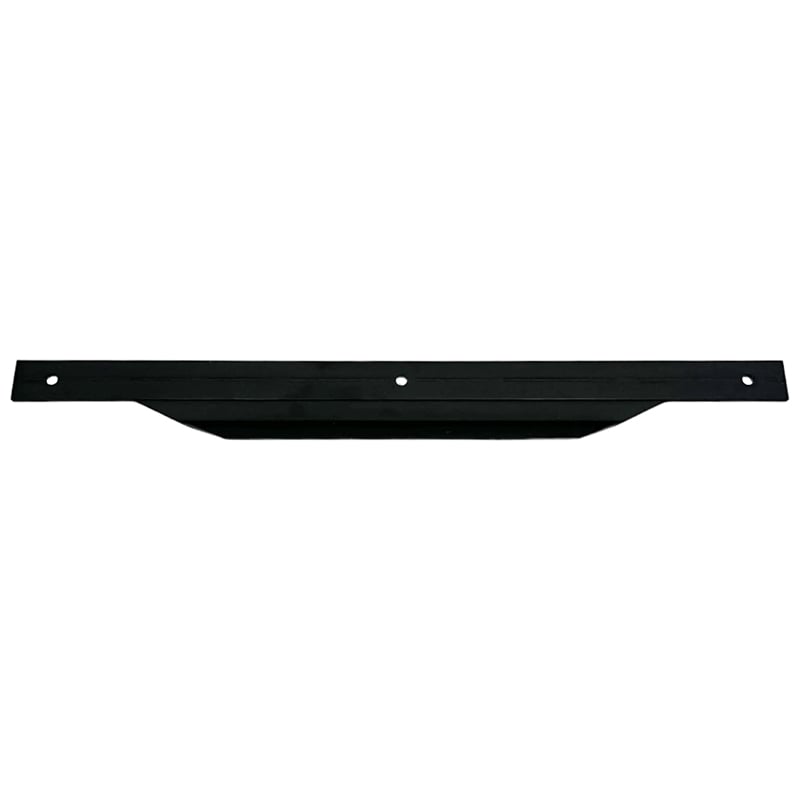 Modern Aluminum Thin Metal Black Pull Handle - Single