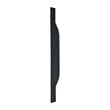 Modern Aluminum Thin Metal Black Pull Handle - Single