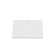 36 Inch Wide White Bathroom Solid Surface Stone Countertop For Sink