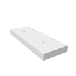 60 Inch Wide White Bathroom Solid Surface Stone Countertop For Sink