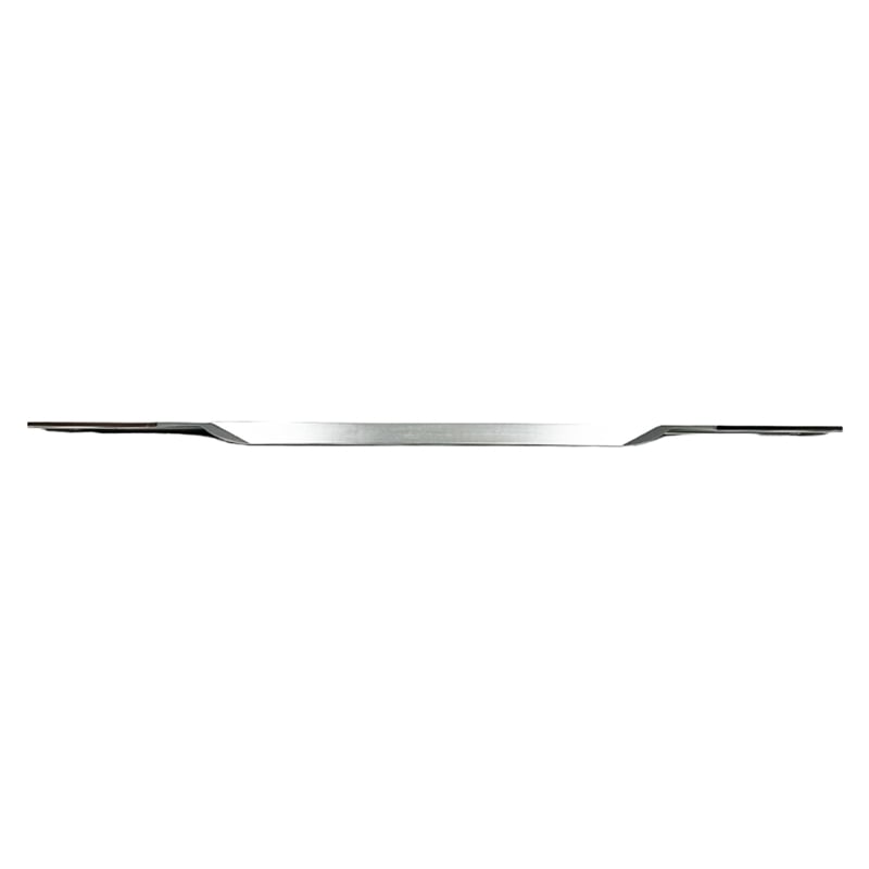 Set of 10 Modern Aluminum Thin Metal Black Pull Handles in Nickel