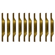 Set of 10 Modern Aluminum Thin Metal Gold Pull Handles