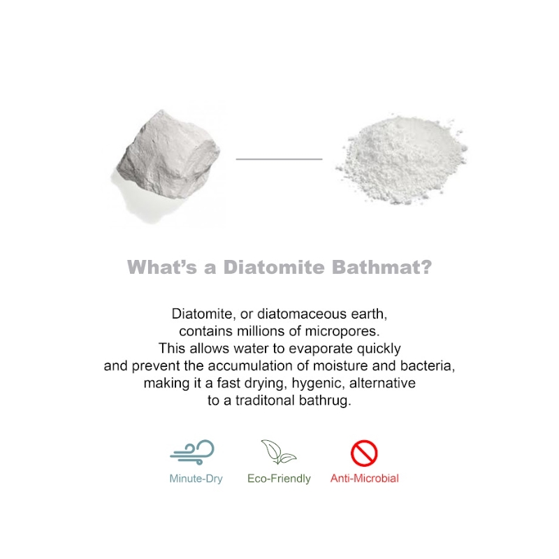 Modern Diatomite Quick-Dry Stone Medium 24x15