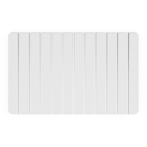 Modern Diatomite Quick-Dry Stone 34x21&quot  Large Bathroom Mat in White