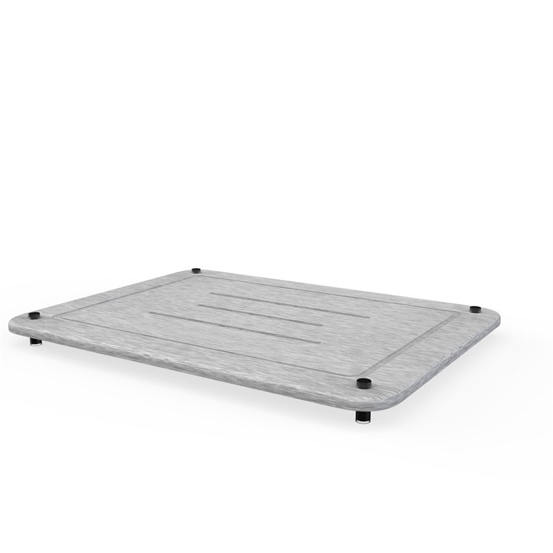 Morden Bathrooms and Kitchens Premium LuxeStone Culinary Dish Drying Board -Gray