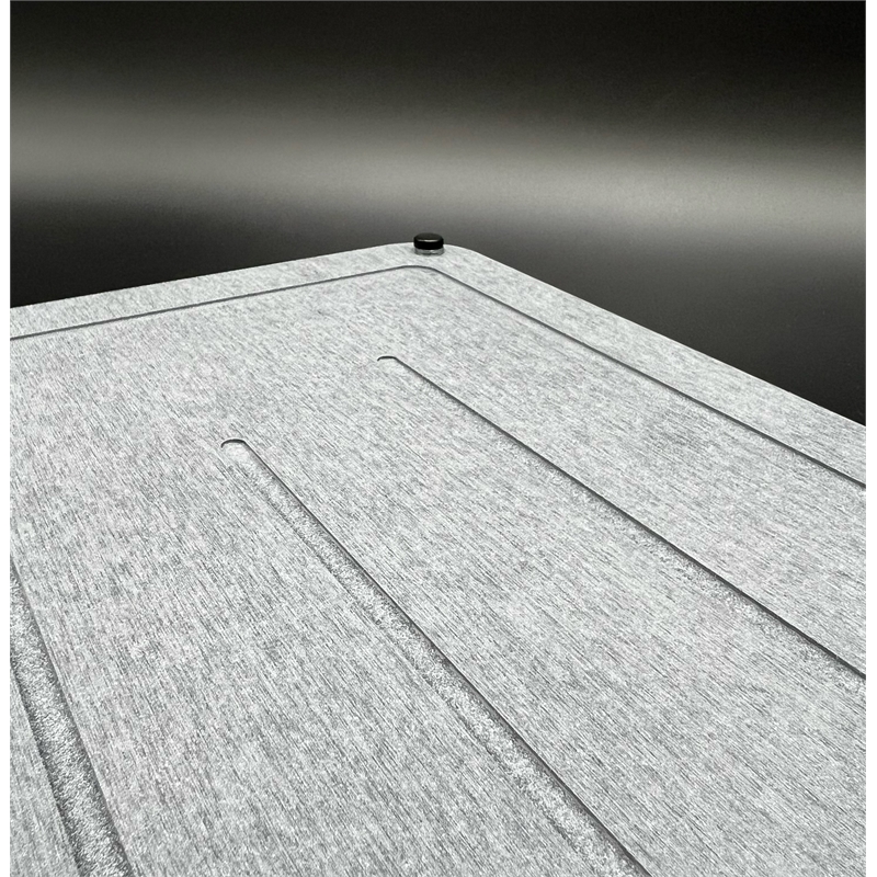 Morden Bathrooms and Kitchens Premium LuxeStone Culinary Dish Drying Board -Gray