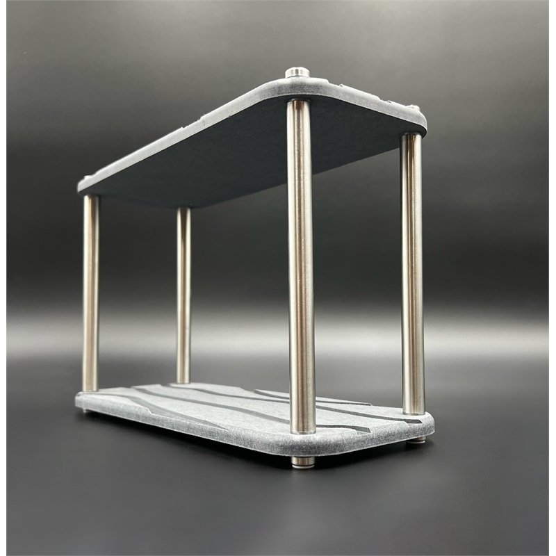 LuxeStone Two Layer Diatomite Bath and Kitchen Drying Organizer&Storage Tray