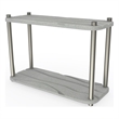 LuxeStone Two Layer Diatomite Bath and Kitchen Drying Organizer&Storage Tray