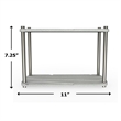 LuxeStone Two Layer Diatomite Bath and Kitchen Drying Organizer&Storage Tray
