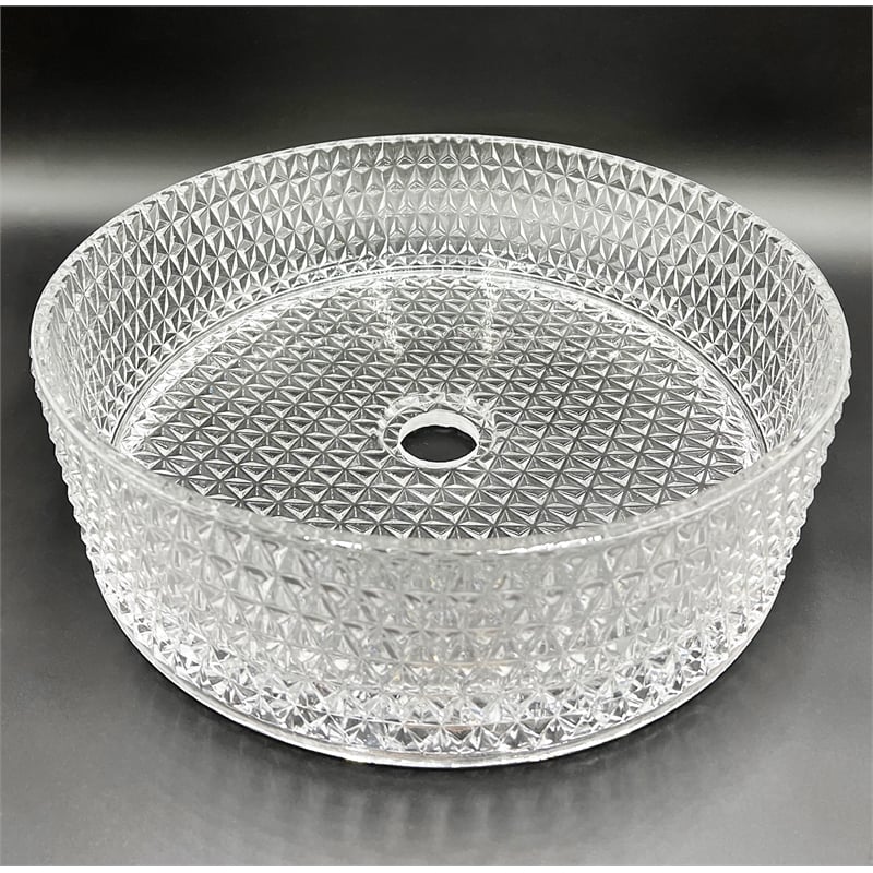 Luminous Black Stainless Steel Metal Vanity Set with Clear Glass White Sink