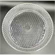 Luminous Brushed Stainless Steel Metal Vanity Set with Clear Glass White Sink