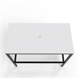 Luminous Black Stainless Steel Metal Vanity Set with Light Black Glass  Sink