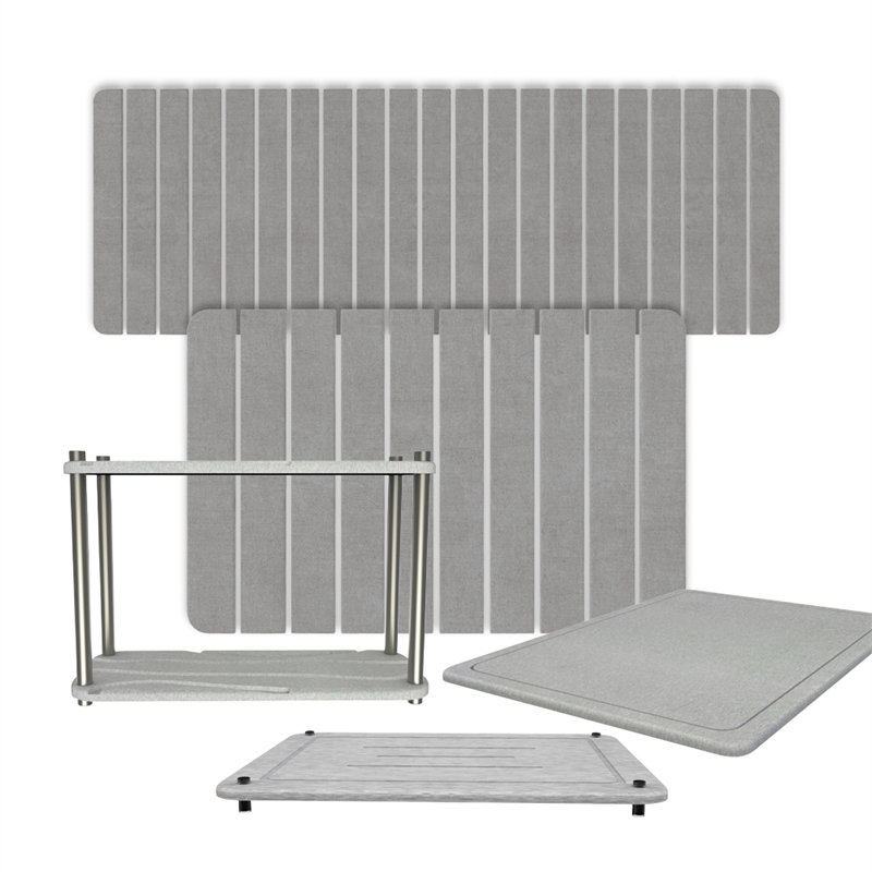 5-Piece LuxeStone Diatomite Kitchen Set -  XL + Medium Mats with Accessories