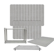 5-Piece LuxeStone Diatomite Kitchen Set -  L + Medium Mats with Accessories
