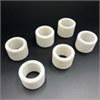 Morden White Real Marble Napkin Rings For Kitchen/Wedding - 48 Pieces