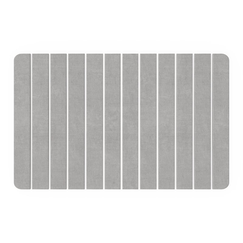 Diatomite stone Water Absorbing Gray Under Sink Mat - Protection for Cabinets