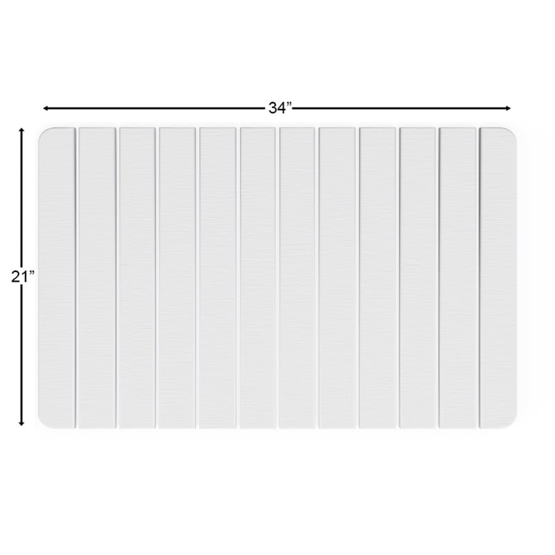 Diatomite Stone Water Absorbing White Under Sink Mat - Protection for Cabinets