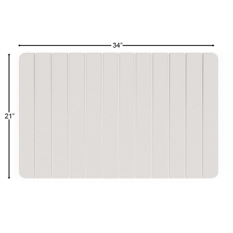 Diatomite stone Water Absorbing NaturalWhite Under Sink Mat-Protect your Cabinet
