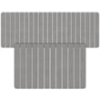 Diatomite Quick-Dry Water Absorbing Bath Mat Sets - X-Large + Large Gray Mats